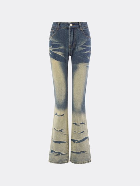 

Regular Fit Statement Denim Jeans, Blue, Jeans