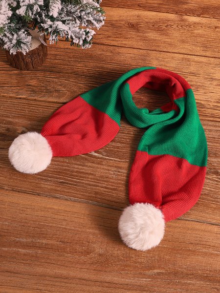 

Christmas Warm Scarf, As picture, Scarves & Gloves