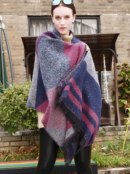 

Solid Casual Cashmere Scarves, Rose, Scarves