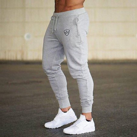 

Harem Pants Baggy Slacks Trousers Sportwear Casual Jogger Dance Sweatpants for Men(Buy 1 Get 1 At 20% Off), Gray, Men