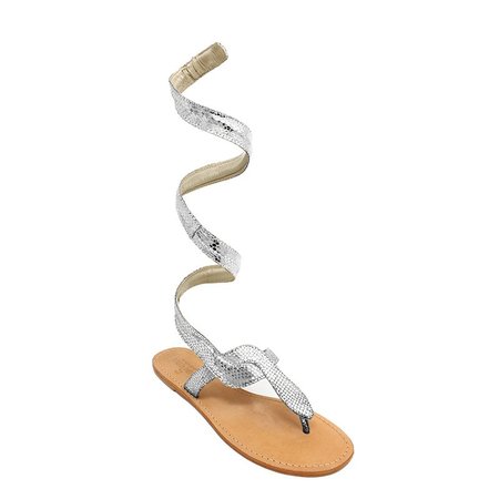 

zolucky Summer Daily Sparkling Glitter Slippers, Silver, Sandals