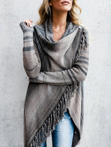 

Coat, Gray, Cardigans