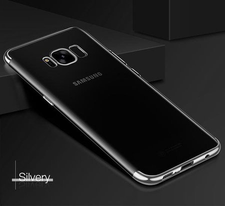 

Electroplated Three-stage TPU Soft Phone Case, Silver, Auto-Clearance