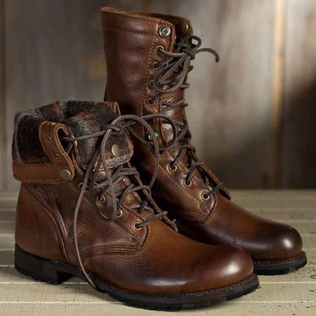 

Women Vintage Martin Booties Casual Shoes, Brown, Clearance5