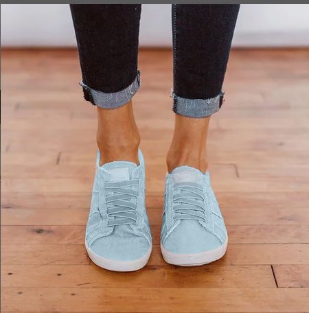 

Scarpe da Donna Vintag Slip on Sneaker, Blu, Athletic & Casual Shoes
