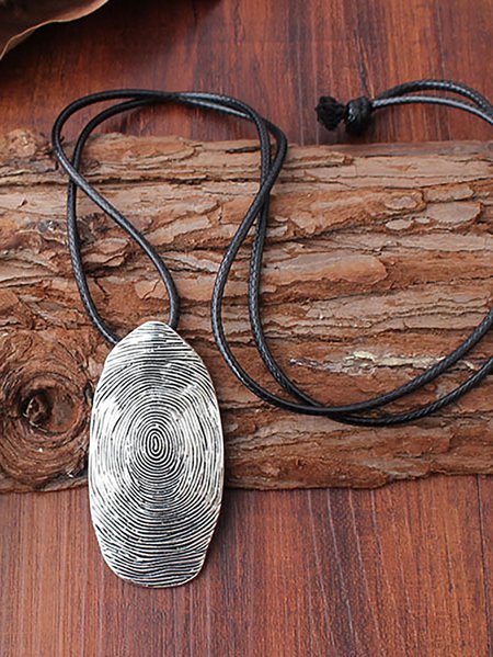 

Silver Finger Vintage Alloy Necklace, Necklaces