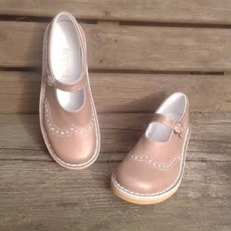 

New Vintage Mary Jane Casual Flats, Dusty pink, Flats