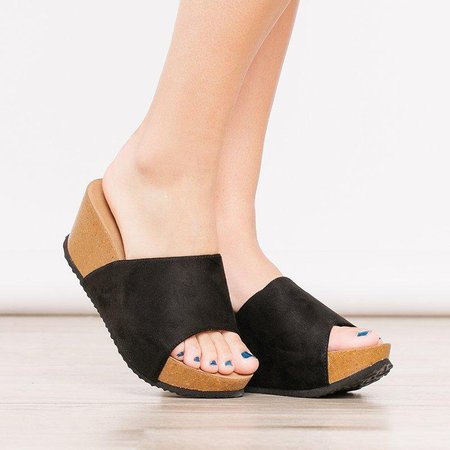 All Season Wedge Heel Sandals, White, Sandals