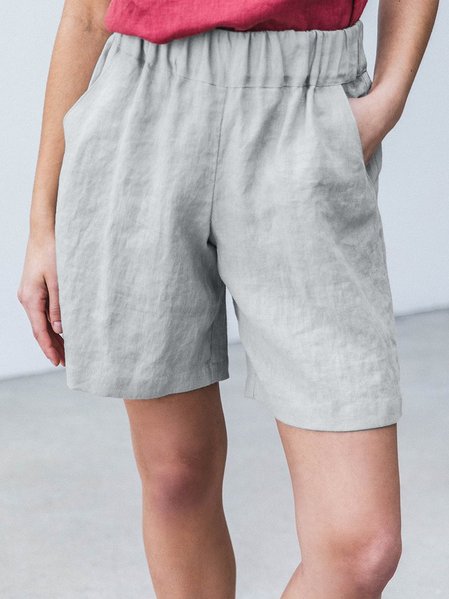 Women Summer Fashion casual Shorts White/S