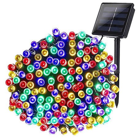 

Solar String Lights 72ft 200 LED 8 Modes Waterproof Decorative Fairy String Lights for Indoor Outdoor Decorations, Multicolor, Home&Garden