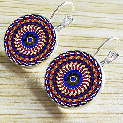 

Alloy Vintage Boho Ethnic Holiday Daily Earrings, Silver, Earrings