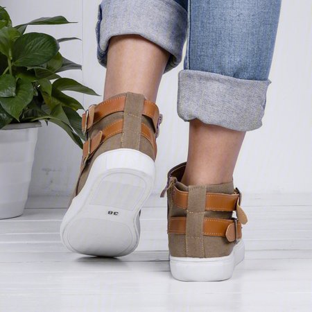

taglia grande Tela Caviglia Stivali tacco piatto Fibbia Stivaletto con Cerniera, Nero, Boots