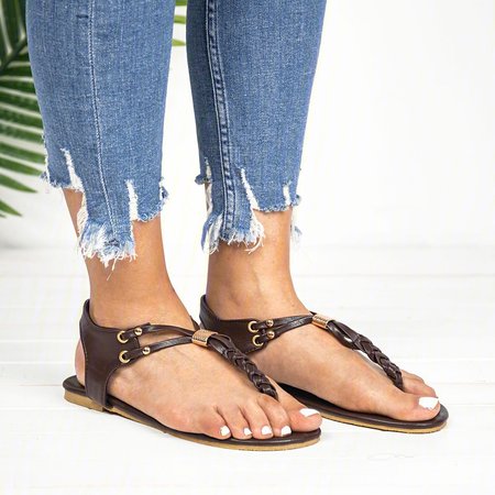 

Women Flat Sandals Fashion Flip Flops Shoes, Black, Sandals