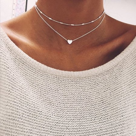 

Alloy Necklaces, Silver, Necklaces
