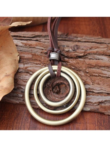 

zolucky Fashion Women's Bohemian Adjustable Necklace Accessories, Golden, Jewelry