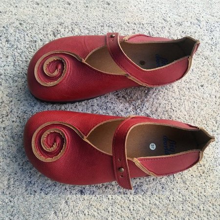 

Red Daily Summer Flats, Flats