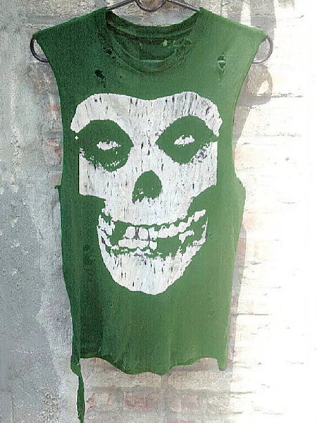 

Rock Ripped Plus Size Graphic Tee Shirts, Green, Tanks & Camis