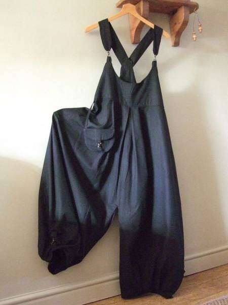 

Solido Bretelline sottili One-Pieces, Nero, Jumpsuits