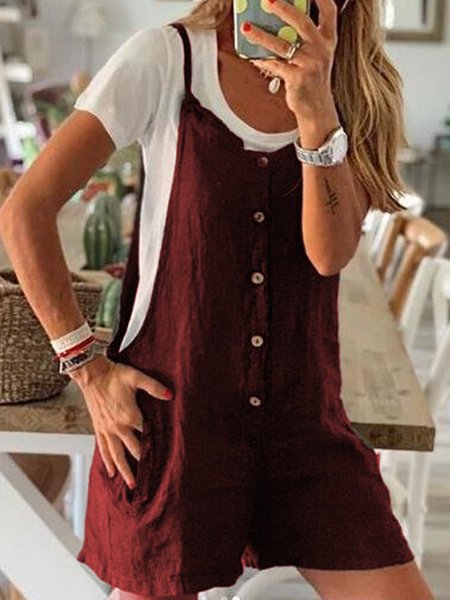 

Pantaloni Nero Casuale, Vino rosso, Jumpsuits