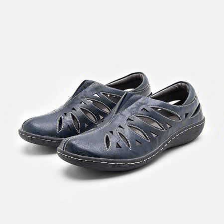 

Women Holiday Blocking Hook-Loop Summer Oxfords, Deep blue, Auto-Clearance