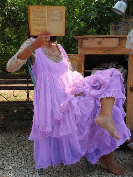 

senza maniche Casuale Solido Girocollo Abito, Viola, Dresses