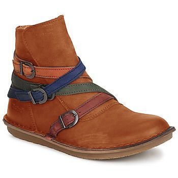 

Buckle Casual Vintage Flats, Orange, Shoes