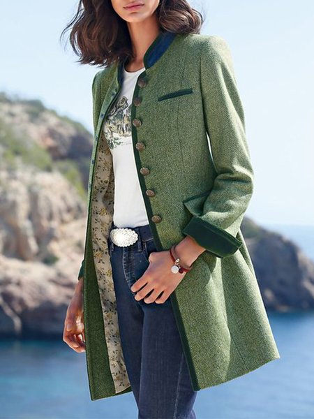 

Giacca medievale con Maniche Lunghe, Verde, Outerwear