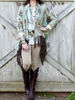 

Boho Cardigan, Blue, Cardigans