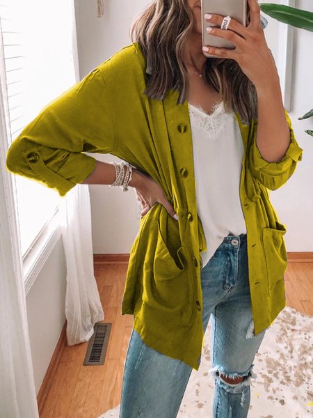 

Women Casual Top Tunic Blouse Shirt Sweater, Yellow, Sweaters & Cardigans