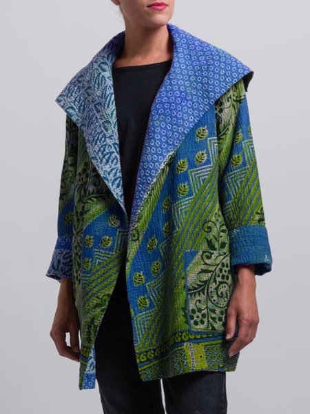 

zolucky Casual Long Sleeve Plus Size Coats, Blue, Coats & Jackets