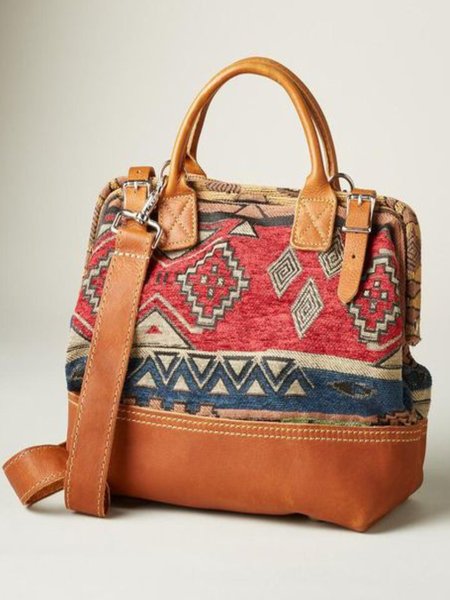 

Boho Casual Shoulder Bag, Khaki, Bags