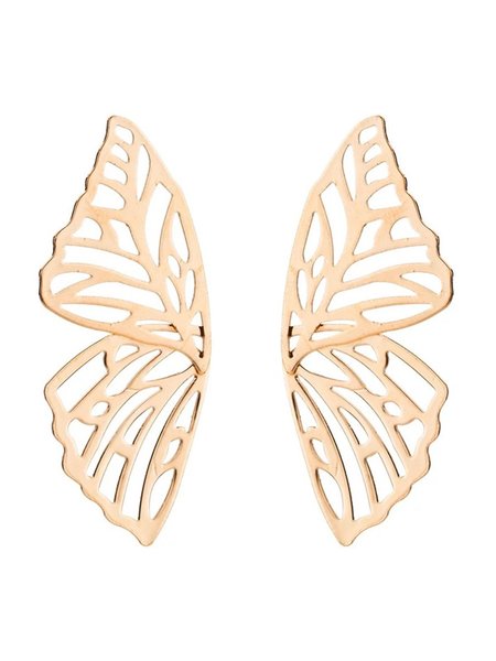 

Casual Earrings, Golden, Earrings