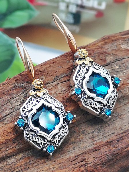 

Vintage Gorgeous Turquoise Earrings, Blue, Earrings