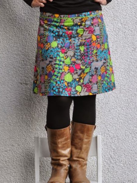 

Multicolor Vintage Floral-Print Skirts, Bottoms