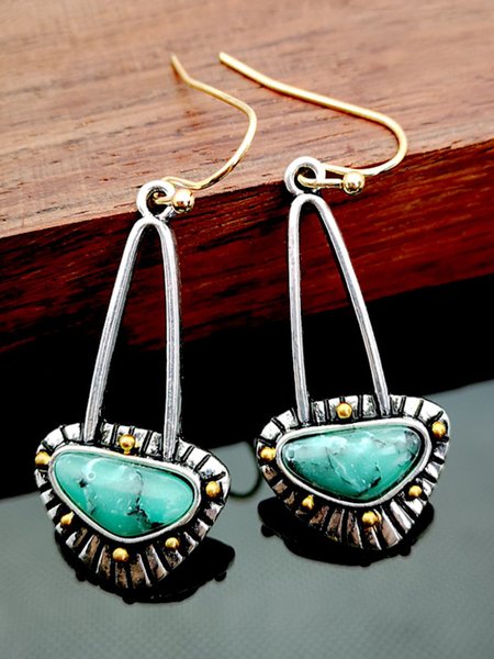 

Vintage Turquoise Earrings, Blue, Earrings