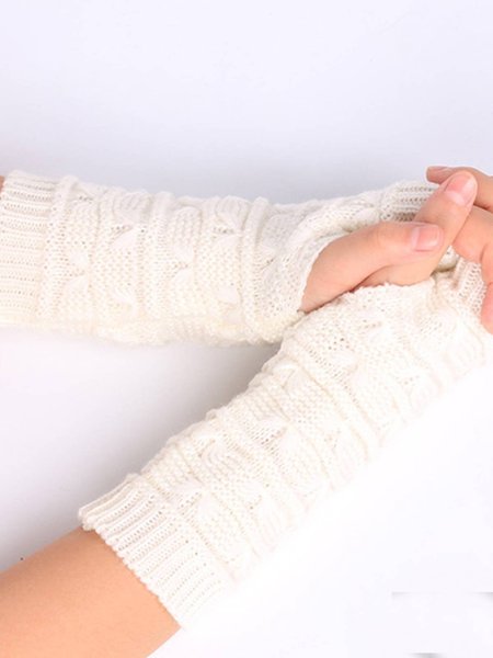 

Gloves, White, Women Gloves
