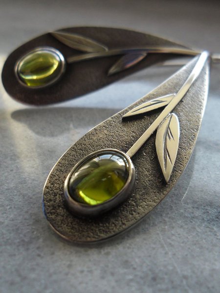 

Green Casual Alloy Earrings, Earrings