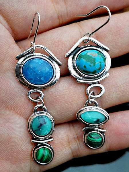 

Silver Alloy Vintage Earrings, Earrings