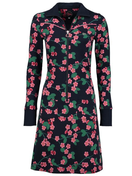 

Abito Stampato Floreale Casuale, Nero, Linen & Cotton Dresses