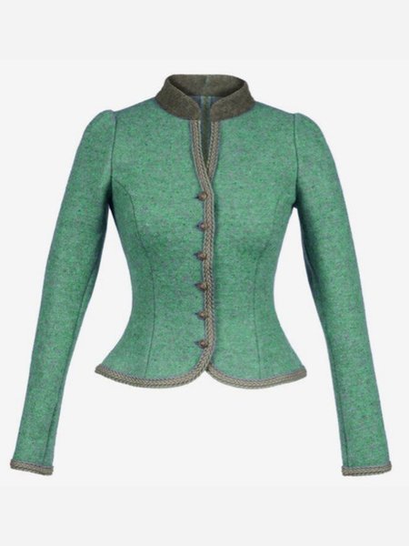 

Long Sleeve Vintage Blazer, Green, Coats