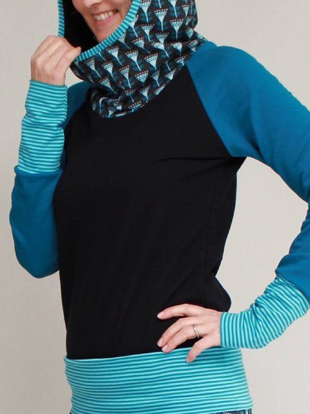 

Hoodie Long Sleeve Sweatshirt, Blue, Winter Clearance