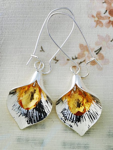 

Vintage earrings, Champagne, Earrings