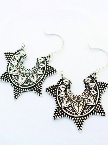 

WOMEN Fashion Vintage Star Earrings, As picture, Accessories