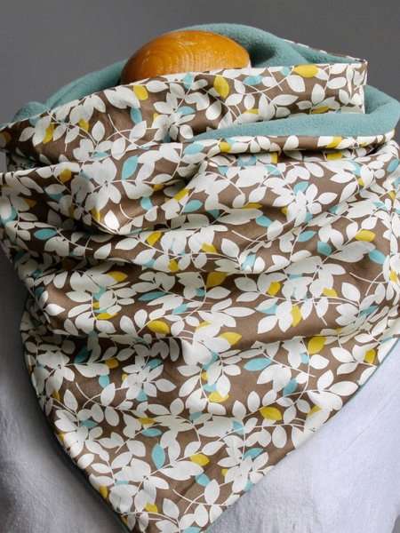 

Multicolor Casual Cotton-Blend Floral-Print Scarf, Scarves&Gloves