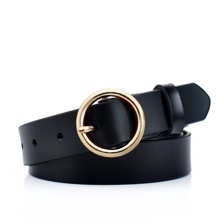 

Cowhide Leather Belts, Black, Earrings