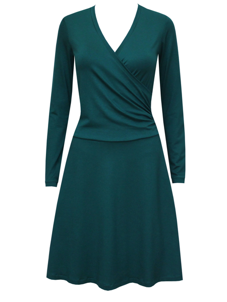 

Solid Cotton-Blend Casual Dresses, Blue, Dresses
