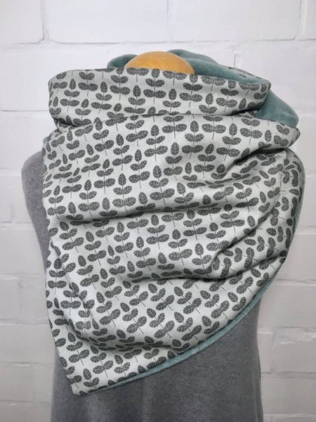 

Multicolor Floral-Print Cotton-Blend Casual Scarf, Scarves&Gloves