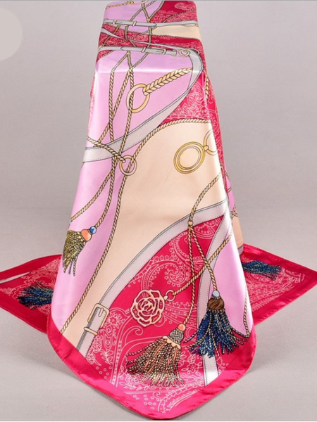 Sweet Silk-Organza All Season Scarf, Rose red, Scarves