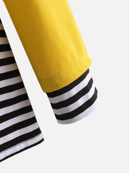 

Casual Hoodie Long Sleeve Sweatshirt, Yellow, Hoodies&Sweatshirts