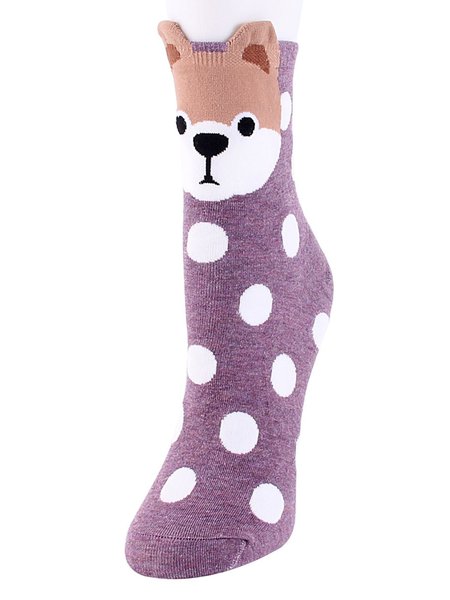 

Calzini Carina Cucciolo, Viola, Socks